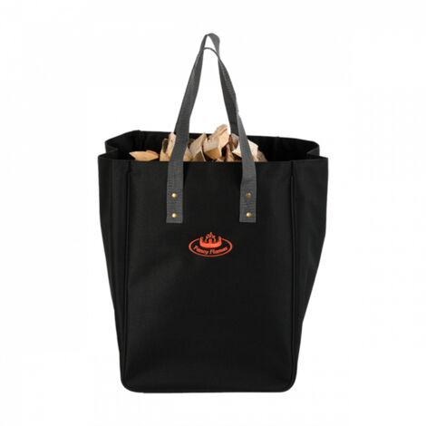 Sac à bûche en tissu Flames
