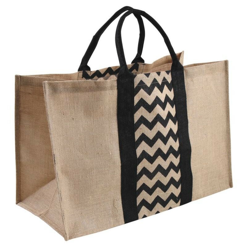 Sac à bûches en jute plastifiée