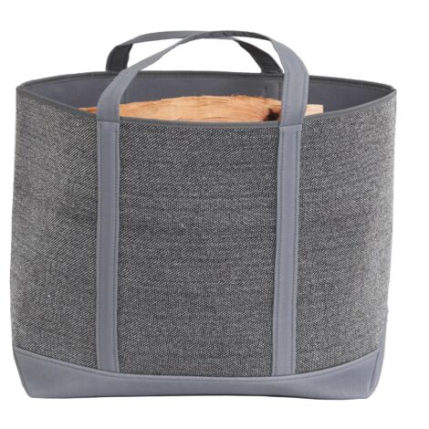 Sac à bûches et à granulés Belharra gris - Le Marquier