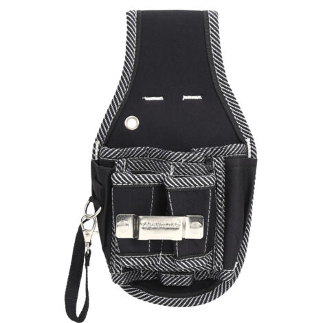Sac à ceinture multifonction pour électricien en polyester, poche de rangement pour outils de réparation.