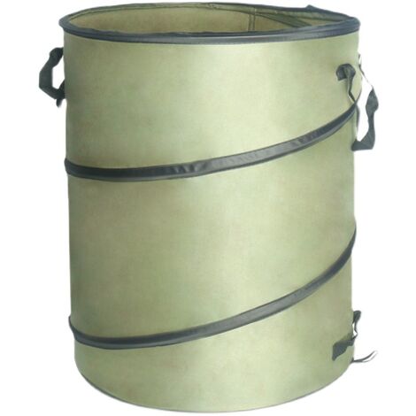 Sac à déchets de jardin avec poignées Sac à végétaux pliable - Tissu extra robuste Sac à feuilles pour déchets de jardin