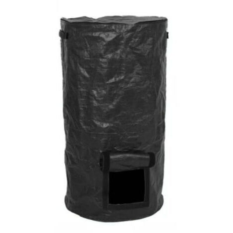Sac à déchets-Sac de compost organique bacs à compost de jardin cuve de fermentation des déchets réutilisable 45 80 cm 34 gallons