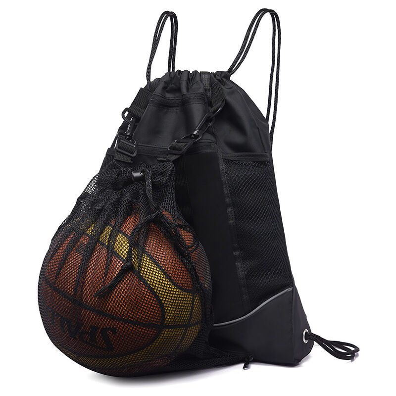 Sac à dos de basket-ball à cordon, sac à dos de football pliable