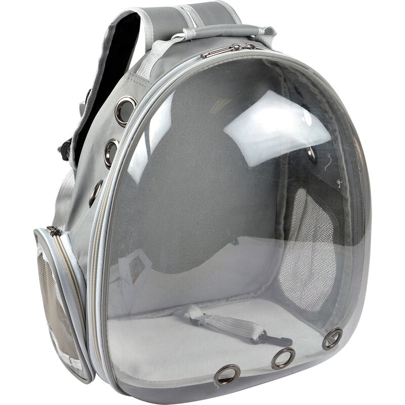 Sac a dos de transport animaux avec capsule transparente