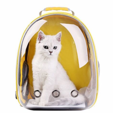 Sac à dos de transport bulle pour chat ou petit chien - Monaco Pets