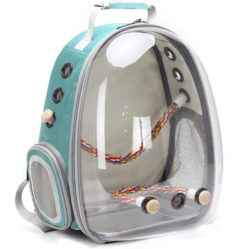 Sac à dos de voyage pour oiseaux, sac à dos de voyage avec perchoir debout