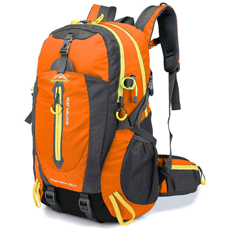Decdeal - Sac à dos de voyage résistant à l'eau 40L, sac à dos pour ordinateur portable de randonnée en camp, sacs à dos d'escalade de Trekking