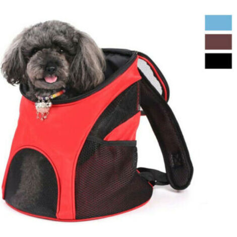 SAC À DOS DOUBLE BANDOULIÈRE POUR CHIEN ET CHAT, SAC RESPIRANT POUR ANIMAUX DE COMPAGNIE