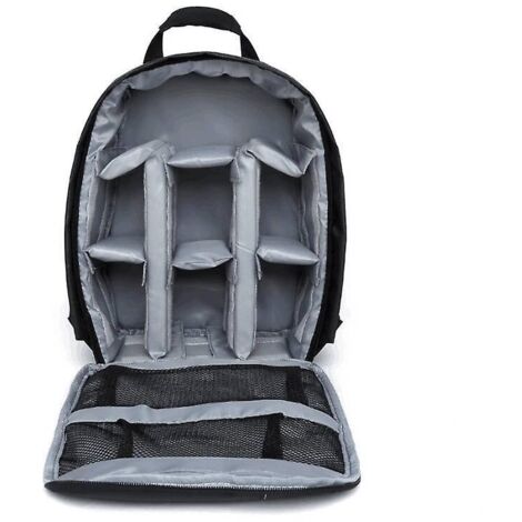 Sac à dos étanche noir professionnel pour appareil photo reflex numérique/argentique 2.0S
