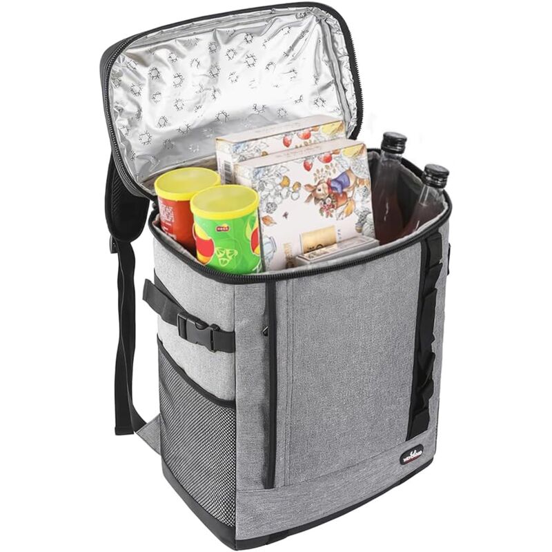 Sac à Dos Isotherme 20L, Sac à Lunch Isotherme, Sac Isotherme, pour Garder Les Aliments Chauds ou froids pour Le Pique-Nique, la randonnée, Le