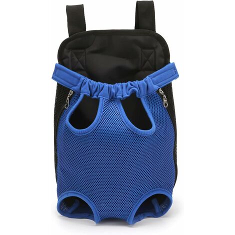 Sac à Dos pour Animaux De Compagnie, Sac à Dos Réglable pour Animaux De Compagnie, Sac De Voyage pour Chien, Transporteur pour Animaux De Compagnie avec Conception Ventilée(M, Bleu)