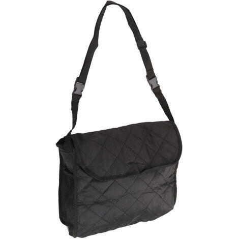 Sac à dos pour fauteuil roulant, bandes réfléchissantes, taille standard, matériau durable, poche de rangement pour fauteuil roulant ou chariot.