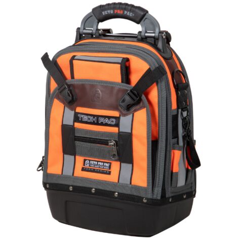 Sac à dos pour outils TECH PAC Hi-Viz orange