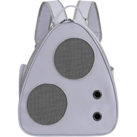 Sac à dos respirant en filet pour animaux de compagnie (chat et chien).