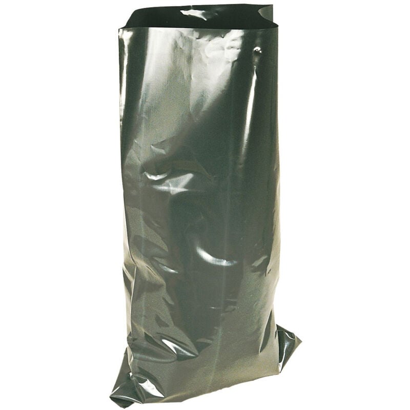 Taliaplast - sac a gravats 75 litres polyethylene gris 20/100 - 390601 - Noir