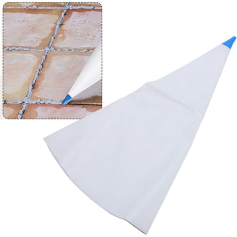 Sac à joint PVC résistant au décollage et perforation - 3 pièces pour jointoiement de carrelage et briques