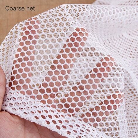 Sac à linge en filet à cordon de serrage, maille grossière/Fine, sac de lavage pour sous-vêtements, vêtements délicats, Lingerie, chaussettes, soutien-gorge, vêtements pour bébé, 2 pièces,2pcs 30x40cm