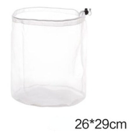 Sac à linge en maille pliable, cordon de serrage, 3 tailles, vêtements ménagers, soutien-gorge, sous-vêtements, chaussettes, accessoires de lavage, Machine à laver,S 26X29cm
