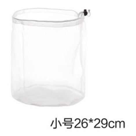 Sac à linge en maille pliable, soutien-gorge avec cordon de serrage, sous-vêtements, chaussettes, accessoires d&39entretien du linge, 3 tailles,White-S