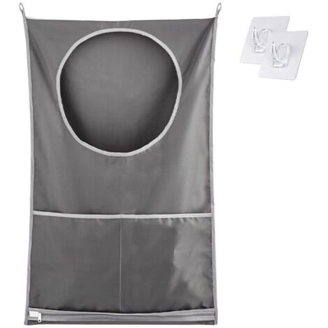 Sac à Linge Sale Suspendu,Sac à Linge Sale Voyage Mural,Panier Epingle A Linge Grande Capacité,Panier Suspendu Rangement Vetement,Laundry Bag,Sacs Rangement Jouet Waterproof pour Armoires