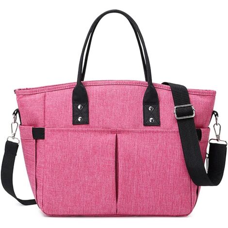 Sac à lunch avec bandoulière Sac isotherme pour le travail École Pliable Zip étanche Sac isotherme Cool Box Sac thermique Sac de pique-nique pour le sport / Pique-nique / Fitness