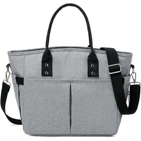 Sac à lunch avec bandoulière Sac isotherme pour le travail École Pliable Zip étanche Sac isotherme Cool Box Sac thermique Sac de pique-nique pour le sport / Pique-nique / Fitness,