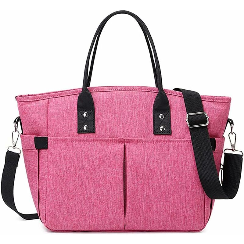 Fei Yu - Sac à lunch avec bandoulière Sac isotherme pour le travail École Pliable Zip étanche Sac isotherme Cool Box Sac thermique Sac de pique-nique