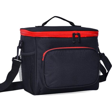 Sac à lunch isotherme pliable (noir)