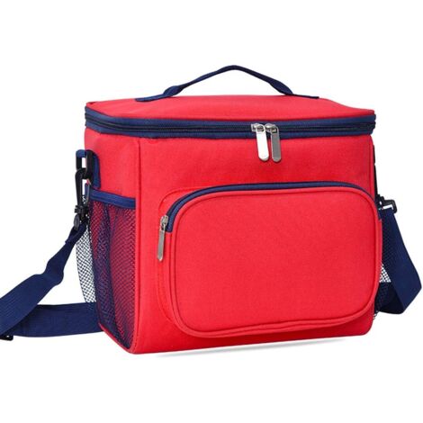 Sac à lunch isotherme pliable (rouge)