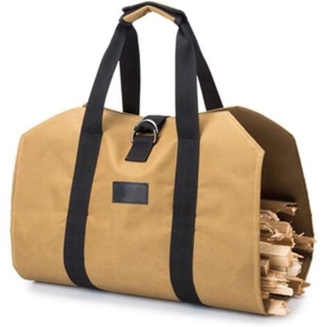 Sac À Main en Bois De Chauffage Sac de Rangement en Bois Portable extérieur Sac de Bois de Chauffage en Tissu Oxford