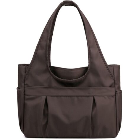 Sac à main en nylon imperméable (marron)