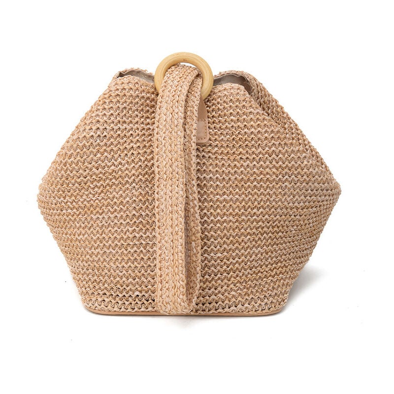 Sac à main en paille au crochet pour femme, sac à main pour pièce de monnaie, sac à main décontracté, cadeau quotidien, sac de soirée