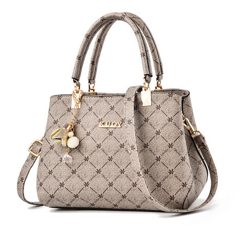 Sac à main grande capacité pour femme, sac à bandoulière, feuille d'érable clair avec couleur primaire