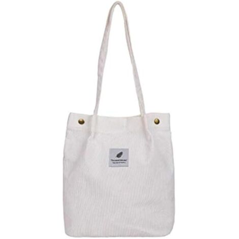 Sac à main lavable et réutilisable (blanc)