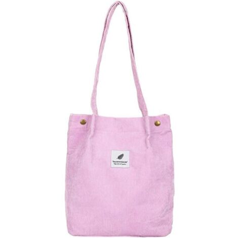 Sac à main lavable et réutilisable (rose),
