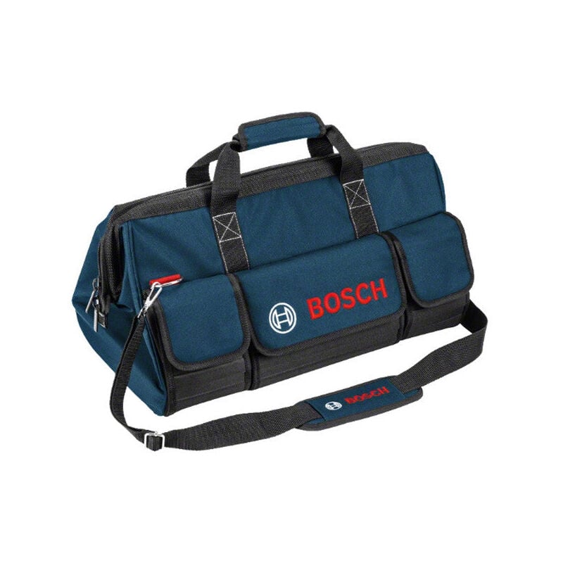 Sac à outils professionnel Bosch 1600A003BK multipoches noir et bleu 55x35x35cm