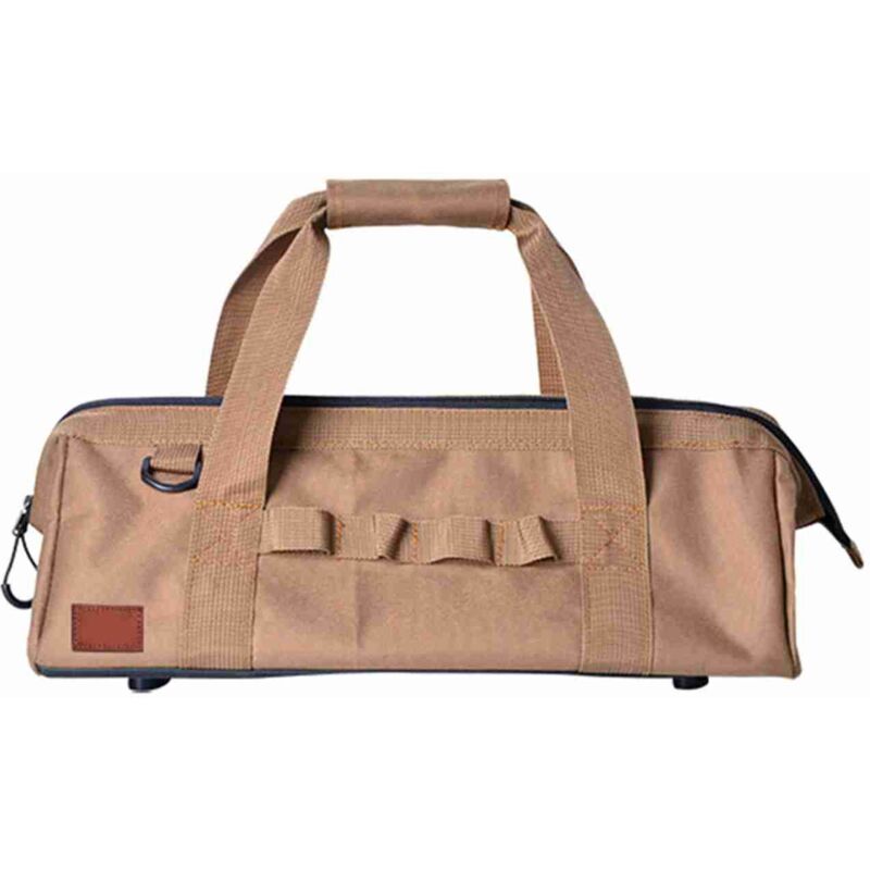 Debuns - Sac à outils de camping Sac à outils de rangement à large ouverture de grande capacité Sac à équipement résistant à l'eau,Sable,DUBUNS