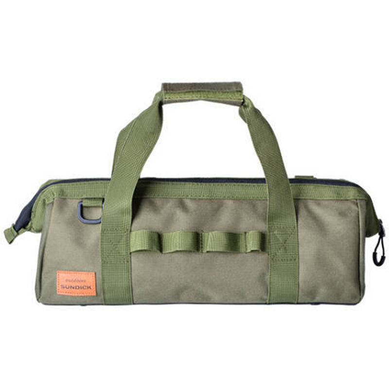 Sac à outils de camping Sac à outils de rangement à large ouverture de grande capacité Sac à équipement résistant à l'eau,Vert armée,DUBUNS