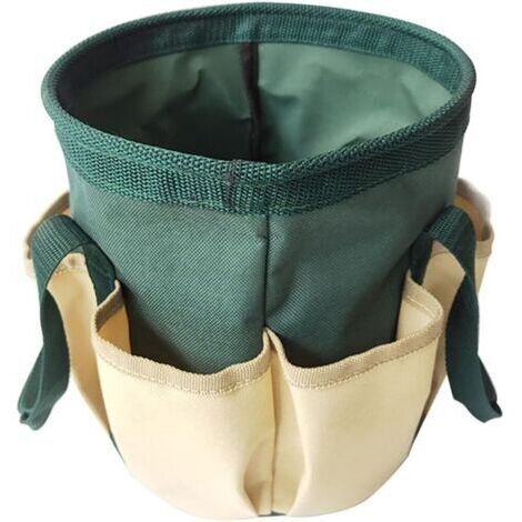 Sac à outils de jardin Sac fourre-tout Sac à godets durable avec sac à outils de jardin de canvas étanche