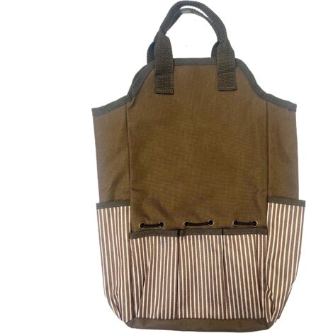 Sac à Outils de Jardins, Sac Fourre-Tout de Jardinage en Tissu Oxford, Sac de jardinage avec poignée pour hommes femmes, Idéal pour le jardin, l'extérieur et d'autres scénarios de stockage