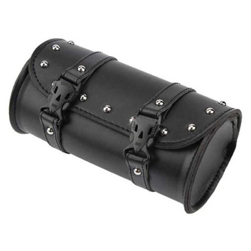 Sac à outils de moto en cuir pu, sac à outils pour fourche arrière