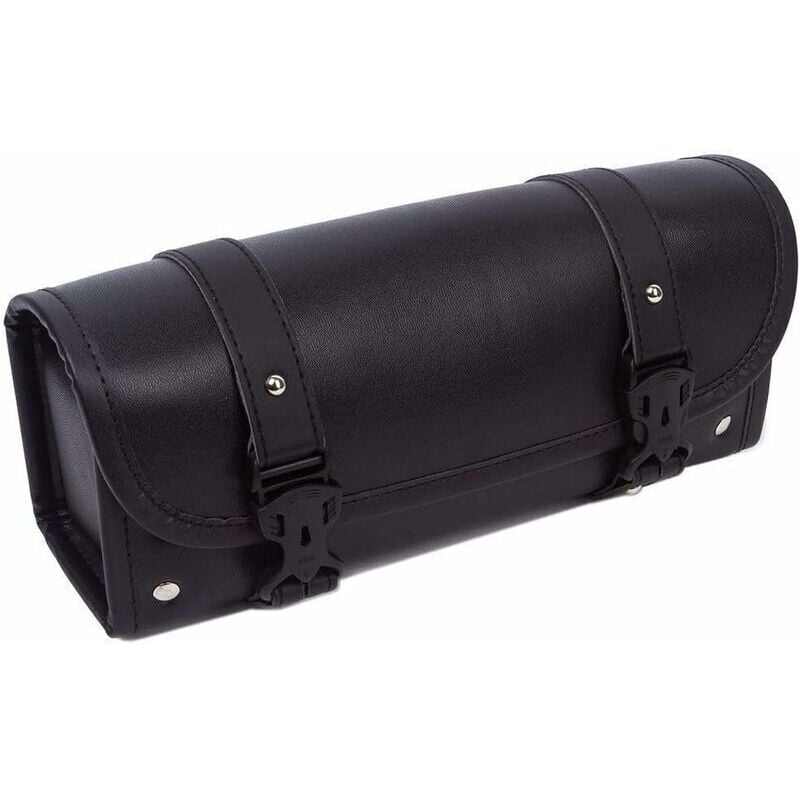 Linghhang - Sac à outils de moto Sacs de selle de moto imperméables en cuir pu