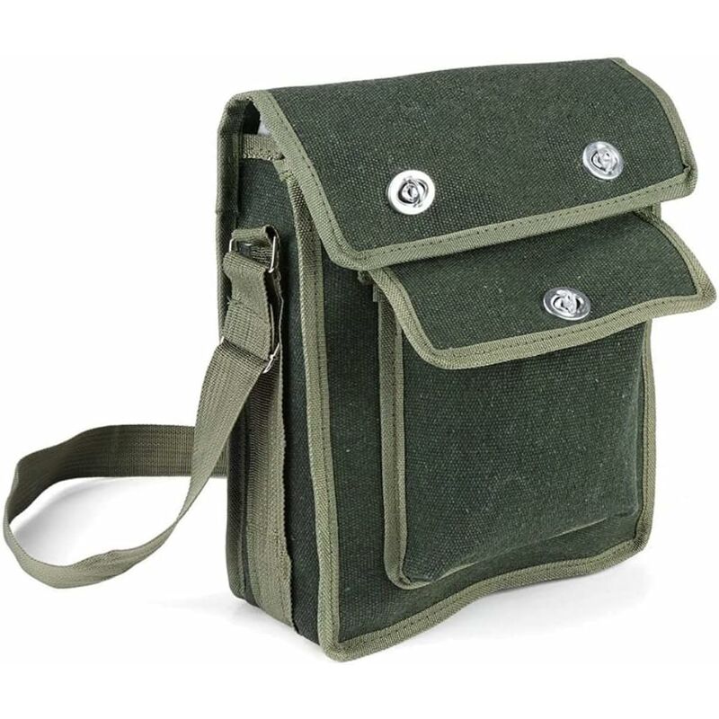 Linghhang - Sac à outils d'entretien pour électricien, 26x29x10 cm, ceinture à outils, organisateur de sac à outils et ceinture de sac de travail