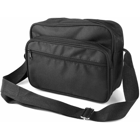 Sac à outils électricien, Polyester multifonctions professionnel Sac à outils à bandoulière unique Matériel Sacoche de rangement pour sac de rangement Sac à électricien
