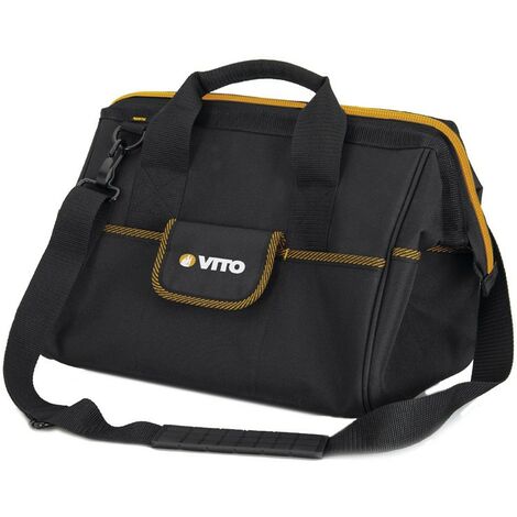 Sac à outils Ouverture complète 18 poches 360 x 280 x 250 mm nylon renforcé VITO