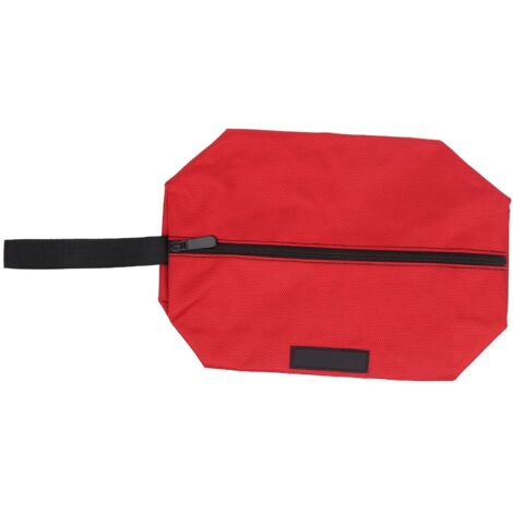 Sac à outils portatif, sac à outils polyvalent 1680D Sac à outils épais d'électricien en tissu Oxford pour porte-outils et organisateur(red)