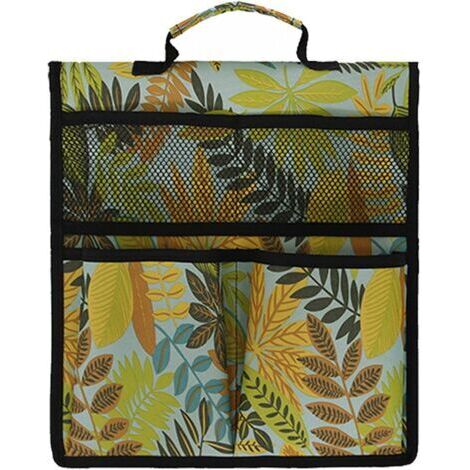 Sac à outils, sac à outils de siège en tissu Oxford facile à nettoyer pour les travaux de jardinage intérieur et extérieur, jaune