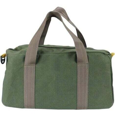 Sac à outils, sac à outils, sac à outils robuste, sac à outils à large ouverture, petit sac à outils multiples, sac à outils de plomberie (vert) 12"