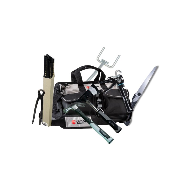 Dimos - Sac à outils spécial tuilier avec 7 outils essentiels 980321