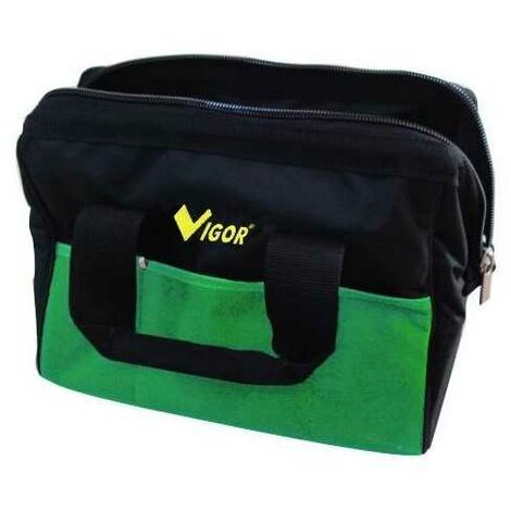 Sac à outils Vigor en toile renforcée moyenne 32X23X25H